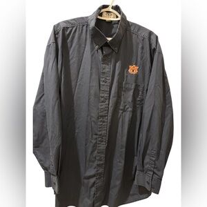 Auburn University Men's navy Button-Down Shirt